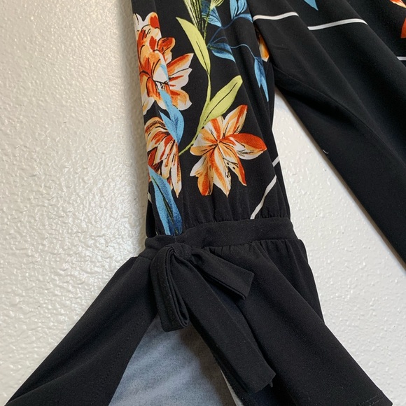 Plus beautiful Alfani Black Floral Size 1X - Picture 4 of 7